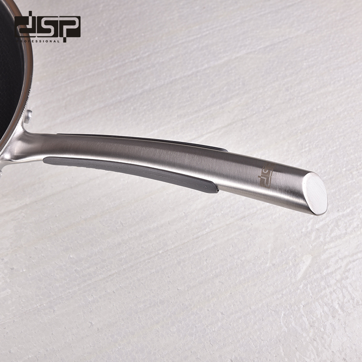 Chảo chống dính lòng sâu inox 304 cao cấp DSP CS004-W32 và CS004-W34 chất liệu Inox 304, công nghê chống dính khoan trắc bề mặt cao cấp- Hàng chính hãng