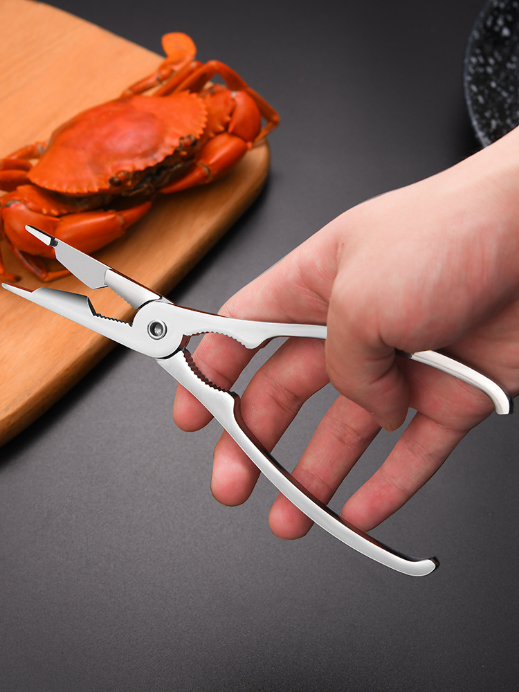 HÀNG CAO CẤP Bộ hộp 7 Dụng Cụ Ăn Cua Ghẹ Sò Ngao Tôm Hùm Hải Sản Đa Chức Năng inox 304