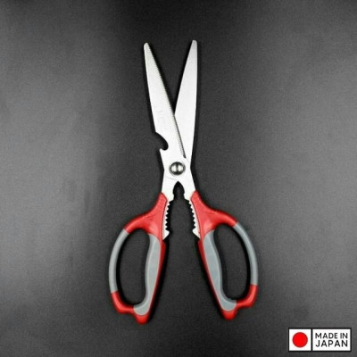 Kéo Nikken của Nhật 3 chức năng cắt, kẹp càng cua, mở nắp lon