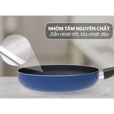 CHẢO TRƠN CHỐNG DÍNH SUNHOUSE SAVING SV24 - Hàng Chính Hãng