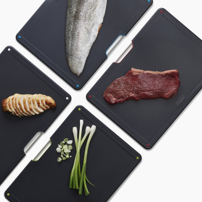 Joseph Joseph - Bộ thớt cao cấp Folio Steel 4-piece Chopping Board Set 001198