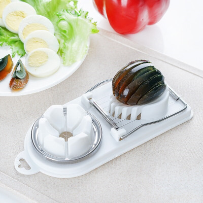 Combo dụng cụ cắt & tạo hình trứng Echo Metal + nạo sợ củ quả lưỡi inox cao cấp - nội địa Nhật Bản