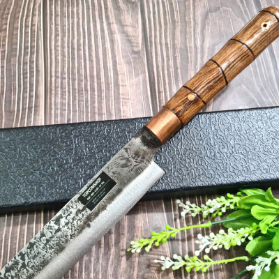 DAO BẾP PHÚC SEN - DAO BẾP SASHIMI MẶT HOA VĂN MÃ HN4