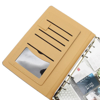 Sổ Bìa Còng Business A5 Kẻ Ngang 200 Trang 70gsm - Hồng Hà 9229 - Màu Nâu