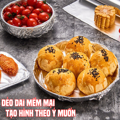 Cuộn giấy bạc nướng 10 mét SUNCOJIA bọc thực phẩm