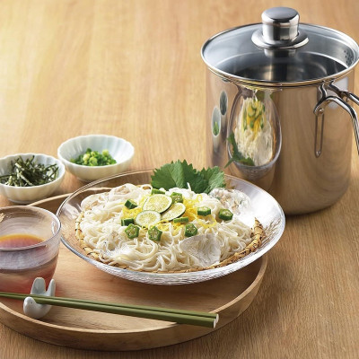 [CHÍNH HÃNG] Nồi đa năng inox dùng cho bếp từ Hirosho Nirwarka 16cm - Hàng nội địa Nhật Bản