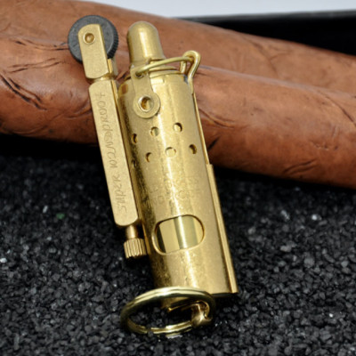 Vỏ Hột Quẹt Bật Lửa Xăng đá Zorro Z-YFA001 thiết kế đẹp độc lạ - dùng xăng bấc đá cao cấp