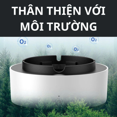 Gạt Tàn Không Khói Thông Minh Cho Không Khí Trong Lành, Hút Khói Hiệu Quả
