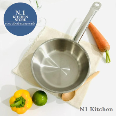 Chảo sâu inox cao cấp Korkmaz Proline 20cm - A1175 - Hàng chính hãng