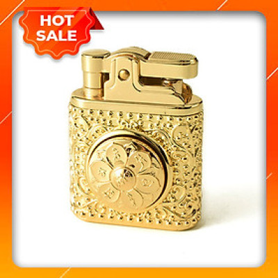 Vỏ Hột Quẹt Bật Lửa Zorro Z582-201 Thiết Kế Độc Lạ Với Hoa Văn Cổ Nổi Phía Trước Nhiều Màu - Dùng Xăng Đá Cao Cấp