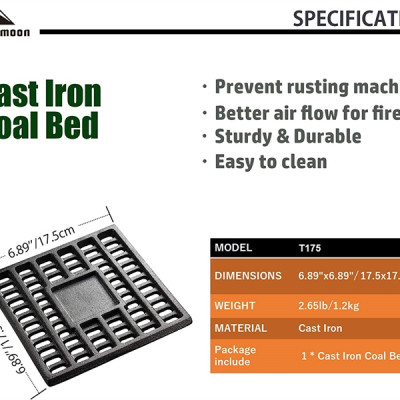 Phụ kiện vỉ đựng than bếp nướng BBQ Campingmoon T-175