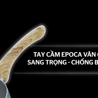  Chảo Sâu Chống Dính Vân Đá Sunhouse Clover CL30S - Hàng Chính Hãng