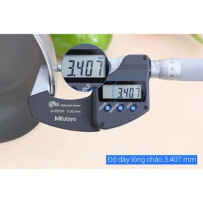 Chảo chống dính ceramic cao cấp GreenPan Cam.Bronze 32cm sâu có nắp - 675976