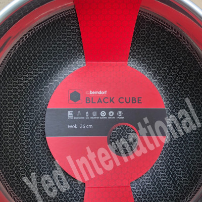 Chảo Chống Dính Inox 304 Cao Cấp Sâu Lòng Công Nghệ BlackCube Thương Hiệu Berndorf Nonstick STainless Steel Fry Wok 