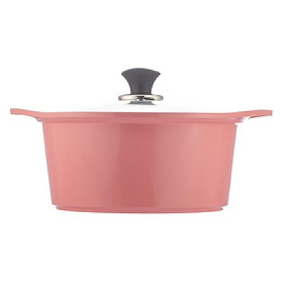 Nồi đúc ceramic vân đá chống dính đáy từ 20cm Green Cook GCS02-20IH - Hàng chính hãng