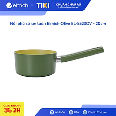 Nồi phủ sứ an toàn Elmich Olive EL-5523OV