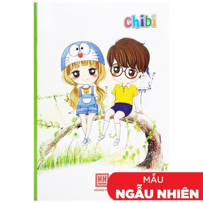 Combo 5 Vở Teen Chibi - 4 Ly Ngang 200 Trang ĐL 58g/m2 - Hồng Hà (Mẫu Màu Giao Ngẫu Nhiên)