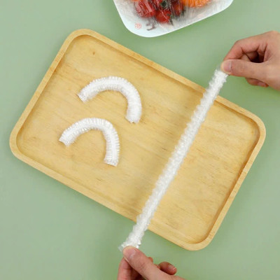 Màng Bọc Thực Phẩm Có Chun ,Túi Bọc Thực Phẩm Gấu Gói lớn Túi 100 cái, Màng Bọc Thức Ăn, Túi Gấu PE Bọc Đồ Ăn Co Giãn Tái Sử Dụng