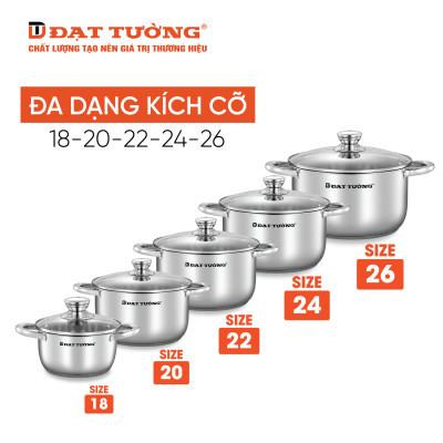 Nồi 5 Đáy Đạt Tường DTN5D-26 - Hàng Chính Hãng
