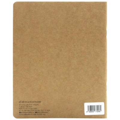 Sổ Kế Hoạch 18 Tháng SDstationery 48 Trang 120gsm: 07/2023 - 12/2024 - If You Can Dream It You Can Do It