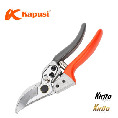 Kéo tỉa cây kiểng cắt cành hãng Kapusi Nhật Bản cao cấp 8 icnh (20cm), thép SK5 k8652