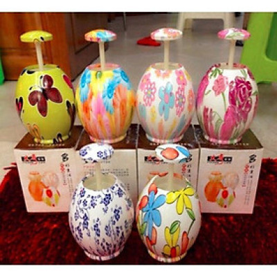 LỌ ĐỰNG TĂM SỨ CÁO CẤP HỌA TIẾT TÂN CỔ ĐIỂN PHONG CÁCH CHÂU ÂU SANG TRỌNG TẮNG HỌA TIẾT