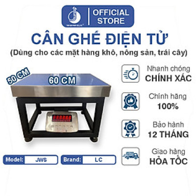Cân Ghế Điện Tử JPS - Mặt Bàn Cân 500x600MM - Đầu Chỉ Thị Chống Nước