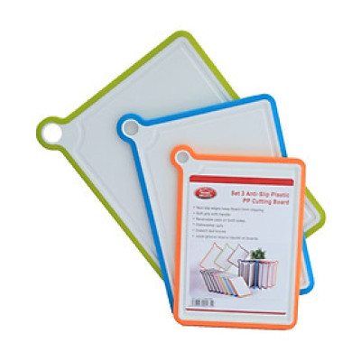 Bộ 3 Thớt Nhựa PP Chống Trượt Homeselet FY60005