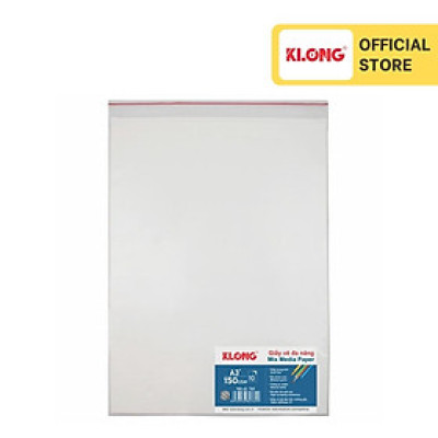 Giấy vẽ đa năng cao cấp KLONG A3+ 10 tờ 150GSM; MS: 765