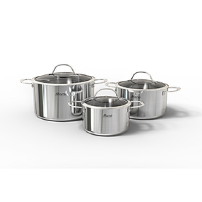 Bộ nồi inox đa lớp Sunhouse Mama SHG701