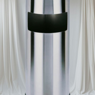 Thùng rác inox tròn, thùng rác inox gạt tàn tròn  A - 035 cao cấp