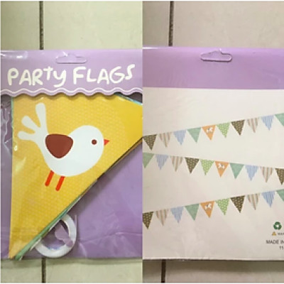 Dây cờ tam giác trang trí sinh nhật- dây treo trang trí