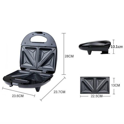 Máy Nướng Bánh Mì Sandwich Làm Nóng Thức Ăn Cho Bữa Sáng Đa Năng Dễ Sử Dụng - Hàng Chính Hãng