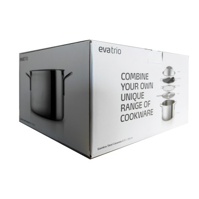 Nồi 6.5L, dòng thép không gỉ. Nhãn Eva Trio Đan Mạch