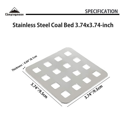 Phụ kiện vỉ đựng than bếp nướng BBQ Campingmoon T-095 (dùng cho xmini pro)