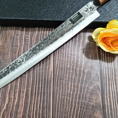 DAO BẾP - DAO SASHIMI THÉP KHÔNG RỈ MÃ QR37 N4 NTVN topcomshop vn