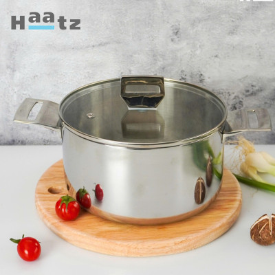Nồi inox 316 đúc nguyên khối Hàn Quốc size 22cm dung tích 4.5L, bảo hành 5 năm