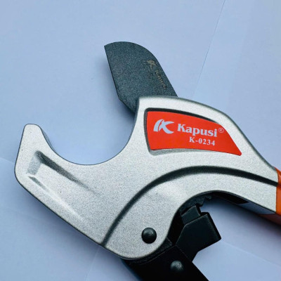 Kéo Cắt Ống  PVC, PPR, PE 42mm KAPUSI tay xám cam K0234