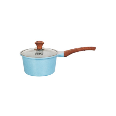 Nồi đúc men đá xanh Sapphire tay cầm chống bỏng 18-20-24cm Green Cook GCS09-18IH - Dùng cho mọi loại bếp - Gian hàng chính hãng greencook