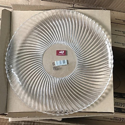Đĩa thủy tinh vân xoáy 32cm