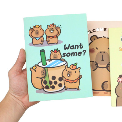 Tập Học Sinh Capybara - 4 Ô Ly - 200 Trang 80gsm - The Sun (Mẫu Bìa Giao Ngẫu Nhiên)