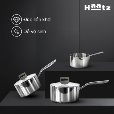 Quánh Inox 316 đúc nguyên khối Hàn Quốc vung kính đáy từ bảo hành 5 năm