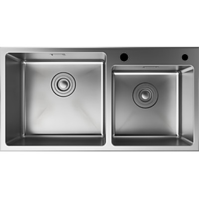 Chậu bếp đôi HANSGROHE Built-in sink S432-F770 43346 - Hàng chính hãng