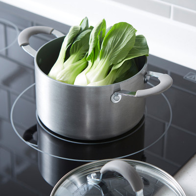 Nồi Lock&Lock Handycook LHD1142 Có Nắp Đậy 14cm - Màu Xám