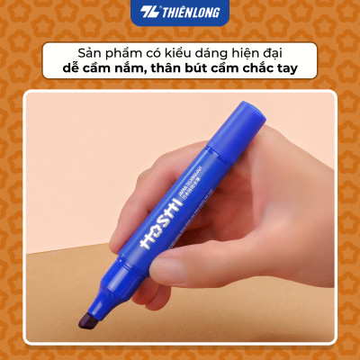 Combo 10 Bút lông dầu Hoshi Thiên Long PM-021/HS - Công nghệ Nhật Bản