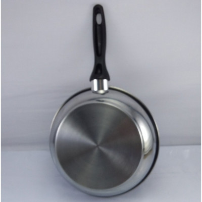 Chảo chống dính inox 3 đáy Rainy 24cm cán nhựa