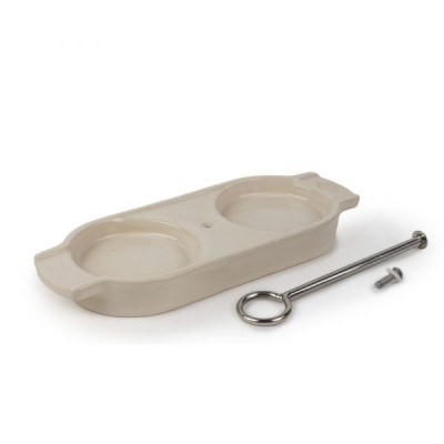 Khay Đế Cối Xay Tiêu Muối Peugeot Linea 44510 16cm Màu Kem Hàng chính hãnh