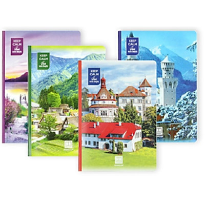[COMBO 10 CUỐN] Vở kẻ ngang 72 trang Sao mai Keep Calm - 1634