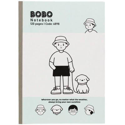 Tập Học Sinh Haplus Bobo - Kẻ Ngang - 80 Trang 120gsm - Hải Tiến 6898 (Mẫu Bìa Giao Ngẫu Nhiên)