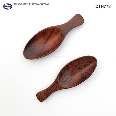 Muỗng xúc trà gỗ trắc siêu sạch (HAHANCO) Hữu dụng cho bạn mỗi khi thưởng trà - CTH778